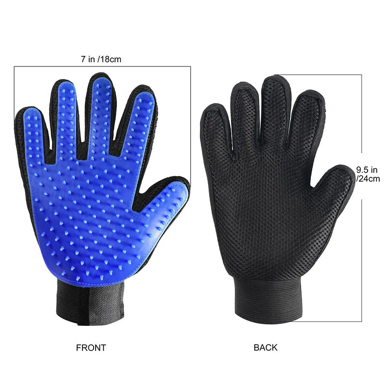 Gants de Toilettage en Silicone HappyPaws™